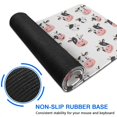 thumbnail image 6 of Long Mouse Pads for Desk,White Cow Happy Face Pattern Desk Mats on Top Of Desks, Desk Mouse Pad Extra Large with 3mm Non-Slip Base and Stitched Edge for Gaming,Office,Work,Home 31.5"x15.7", 6 of 6