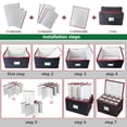 thumbnail image 3 of Funda de almacenamiento VERONLY para 24 copas de vino de 39 x 32 x 25 cm, 3 of 7