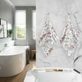 thumbnail image 7 of GZHJMY Christmas Tree Cotton Hand Towel Set of 2, Highly Absorbent Soft Fingertip Towels for Bathroom Kitchen Hotel Gym Spa, 16 x 28 Inch Washcloths, 7 of 7