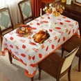 thumbnail image 4 of Fall Tablecloths for Rectangle Tables, Spill Proof Table Cloth with Printed Autumn Leaves, Washable Maple Leaf Table Cover for Thanksgiving Party Holiday Decoration (Rectangle, 60" x 102"), 4 of 6
