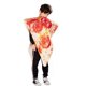thumbnail image 3 of Adult Funny Pizza Jumpsuit Food Role Play Family Group Jumpsuit Carnival Easter Purim Masquerade, 3 of 5