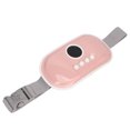 thumbnail image 4 of Portable Cordless Heating Pad Electric Waist Belt Fast Heating Pad 3 Heat Levels 2 Massage Modes Back Belly Heating Pad Pink, 4 of 8