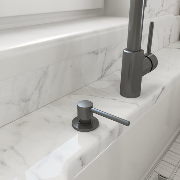 BOCCHI 2340 0007 GM Baveno Kitchen Soap Dispenser in Gun Metal