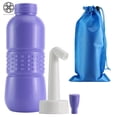 thumbnail image 3 of Luxtrada 450ML Portable Bidet Sprayer Handheld Hand Spray Water Washing Toilet Bathroom Home Travel Use, Hand Held Toilet Bidet Sprayer, Portable Bidet Sprayer, 3 of 9