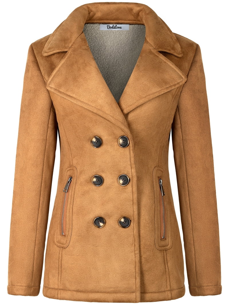 Women's Fitted Buttoned Long Sleeve Polyester Lining Soft