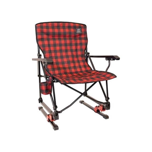 Kuma Outdoor Gear 886-KM-SBCQF-RB Spring Bear Chair Quad Fold - Red/Black