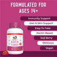 thumbnail image 3 of MaryRuth Organics Biotin Gummies, Supports Healthy Hair, Skin & Nails, Sugar-Free, Goji Berry, 30 Count, 3 of 8