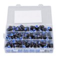 thumbnail image 1 of "1/4 Inch ABS Pneumatic Quick Connect Fittings Kit - 60pc High Pressure Air Hose Couplers with Secure Push Lock Design for Polyurethane/Nylon/PE Pipes", 1 of 6