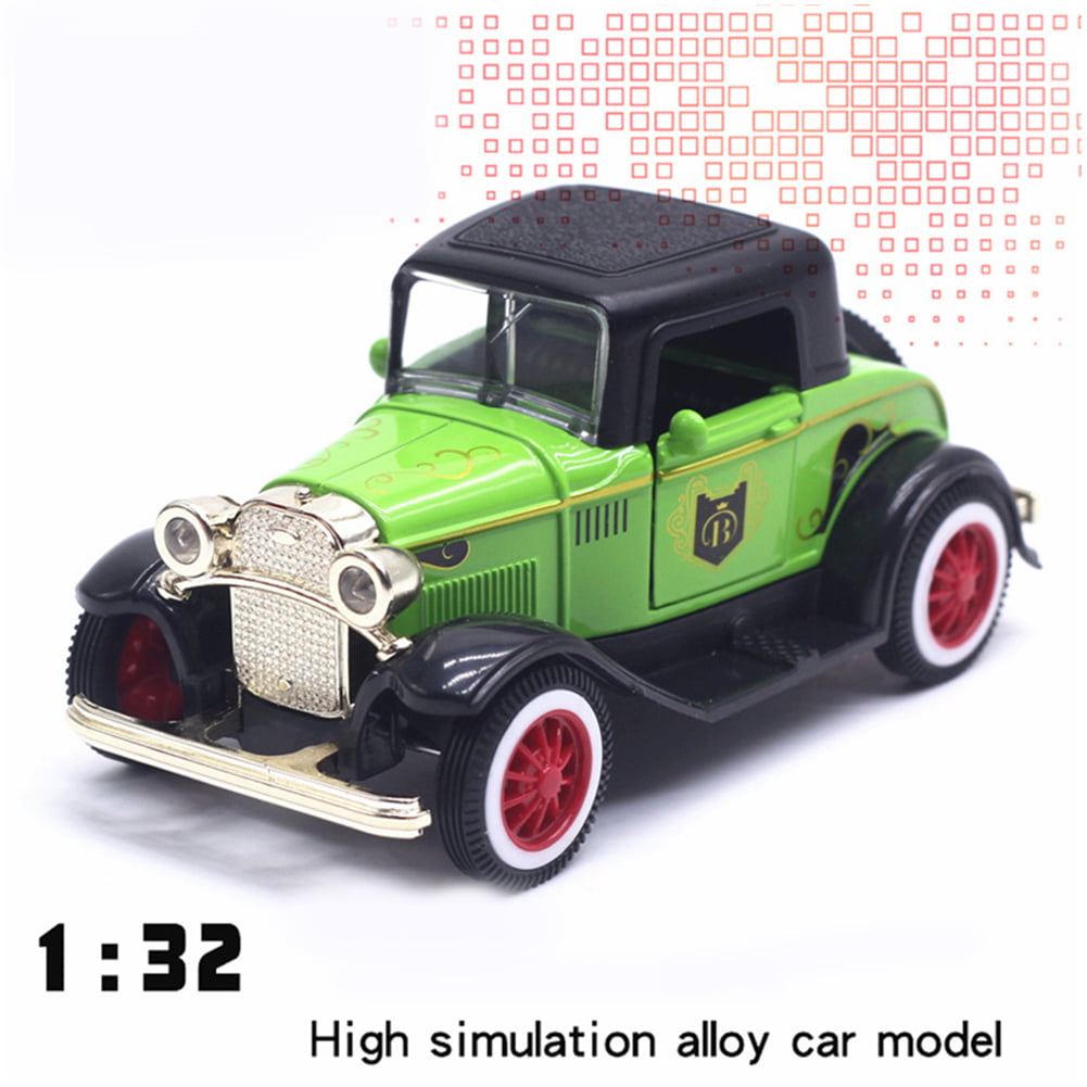 High Simulation Alloy Car Classic Retro Model Car Drawing Bedroom Decorations 