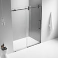 thumbnail image 6 of Serene Valley 60 x 74 Inch Big Roller Sliding Shower Door, Matte Black, 6 of 9