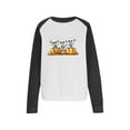 thumbnail image 6 of HOOJT Halloween Sweatshirts for Women Oversized Loose Long Sleeve Shirts Fall Round-Neck Blouses Cute Funny Printed Sweaters Crewneck Pullover Top Halloween Costumes, 6 of 8