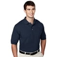 thumbnail image 1 of Tri-Mountain Image 106 Pique Pocketed Golf Shirt, X-Large Tall, Navy, 1 of 2