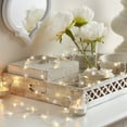 thumbnail image 5 of 40ct. Warm White Gold Pearl LED String Lights by Ashland, 5 of 7
