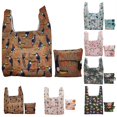 thumbnail image 2 of Coofit Grocery Bag Polyester Lightweight Ripstop Tote Bag Shopping Bag for Groceries, 2 of 10