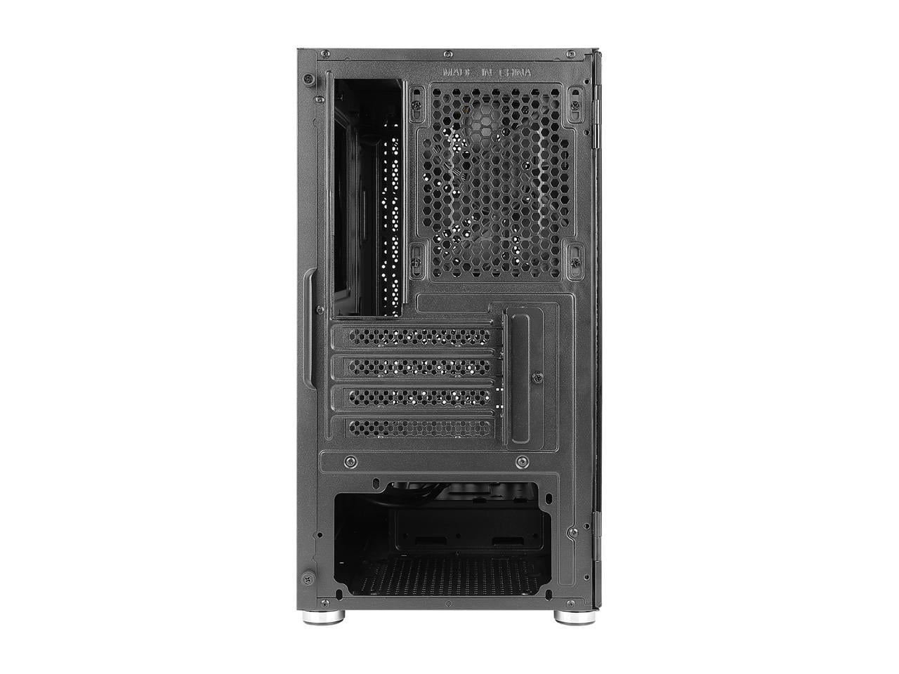Antec NX200M Micro-ATX Tower, Mini-Tower Computer Case with 120mm Rear Fan Pre-Installed, Mesh Design in Front Panel Ventilated Airflow, NX Series, Black