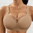 thumbnail image 6 of UQJfacai Push Up Wireless Bras for Women No Underwire Seamless Full Coverage Bralettes Supportive Comfort Padded Everyday Bra M, 6 of 9