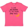 thumbnail image 3 of Inktastic I Love My Pappy To The Moon and Back Youth T-Shirt, 3 of 5