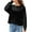 Black 2, variant on JYLFC Womens Oversized Half Zip Hoodies Long Sleeve Casual Sweatshirts Loose Fall Pullover Tops with Pockets Pink,XL