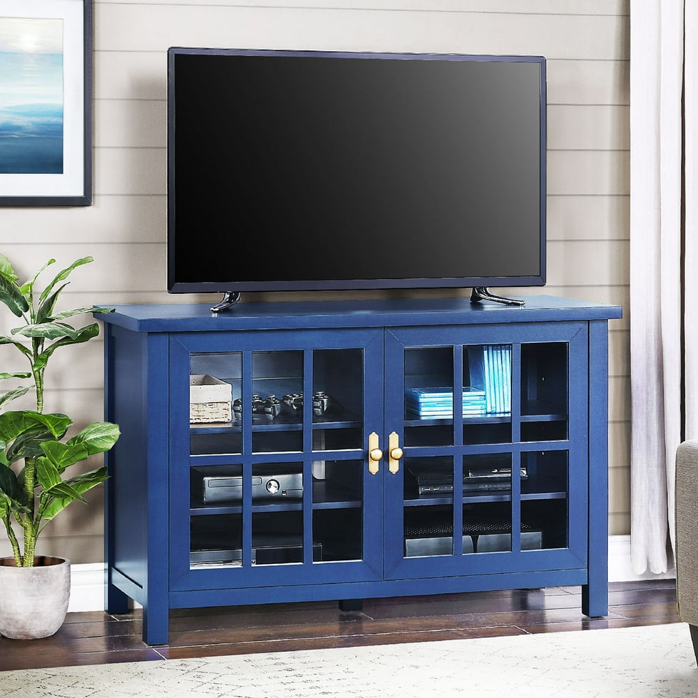 Better Homes & Gardens Oxford Square TV Stand for TVs up to 55", Navy