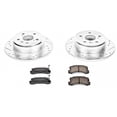 thumbnail image 3 of PowerStop Rear Z23 Evolution Sport Carbon-Fiber Ceramic Brake Pad and Drilled & Slotted Rotor Kit Fits: LEXUS TOYOTA Select Models K2564, 3 of 10