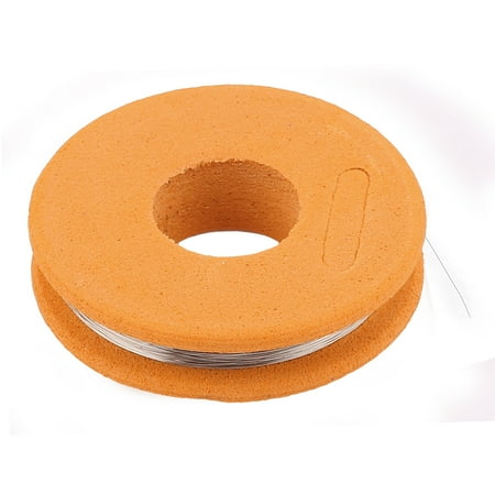 1 Round Hole Wire - Nichrome 80 Round Wire 0.1mm 38 Gauge AWG 49ft Roll 43.87 Ohms/ft Resistance