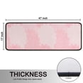 thumbnail image 5 of Kitchen Rugs Sets Of 2,Pink Floral and Petal Pattern Anti Fatigue Kitchen Mat Rugs Non Slip Washable,Decorative Kitchen Floor Mats for Kitchen,Sink,Laundry,17"x47"+17"x47", 5 of 5