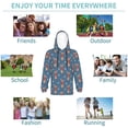 thumbnail image 6 of Bingfone Dachshund Dog Puppy Pattern Youth Classic Hoodies Soft Hooded Pullover Sweatshirts for Girls and Boys, 6 of 6