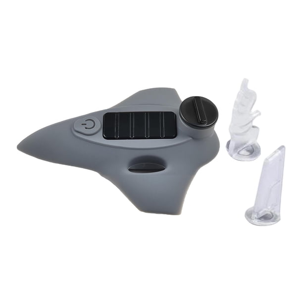 Lámpara de luces para casco, luz nocturna, luces LED, luz de advertencia impermeable para motocicleta Gris