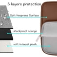 thumbnail image 3 of Funda de neopreno MOSISO para portátil de 15 pulgadas con funda pequeña, 3 of 6