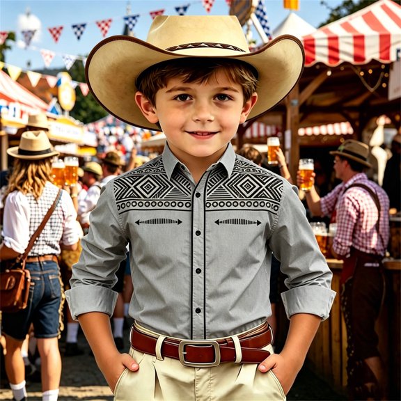 Toddler Kids Girls Boys Shirt Tops Long Sleeve Fashion Chest Print Casual Collar Shirt Summer Tops Tees 6-7 Years