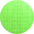 thumbnail image 1 of Ahgly Company Indoor Round Abstract Green Modern Area Rugs, 6' Round, 1 of 4