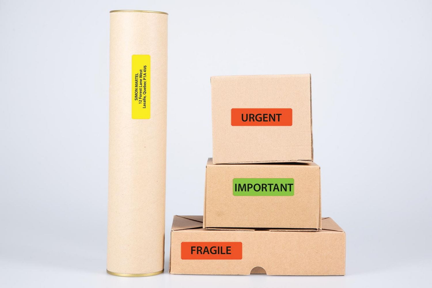 Avery Étiquettes à codage couleur rectangulaires amovibles pour imprimantes à laser ou jet d'encre, 1" x 3" - 2334