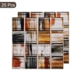thumbnail image 3 of 25 Sheets Peel and Stick Tiles, 3.94"x3.94"x0.01" for Kitchen Wall Stairs, Multicolor, 3 of 6