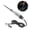 Black, variant on BIMZUC Automotive Test Pen LED Circuit Tester Digital Display Electric Voltage Detector Red Wire (11.02 inches / 28 cm)