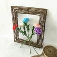 Viveous Natural Grapevine Wreath Rattan Garland DIY Wicker Natural Twig ...