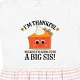 thumbnail image 4 of Inktastic Thanksgiving Big Sis Announcement Girls Toddler Dress, 4 of 5