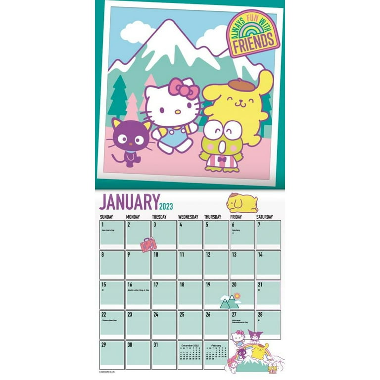 Hello Kitty Wall (Calendar) - Walmart.com