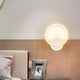 thumbnail image 4 of Aplique de pared LED para interior, moderno, redondo, 13 W, blanco cálido 3000 K, para dormitorio, sala de estar, escalera, pasillo, CA 230 V., 4 of 5