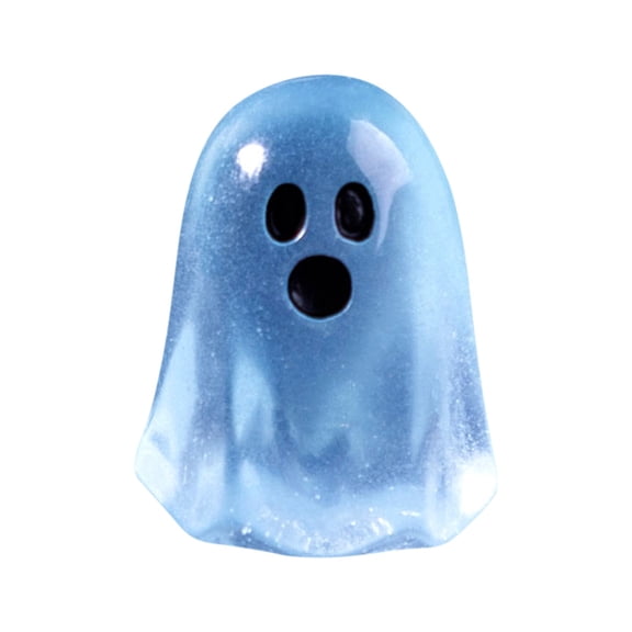 TINGXIN Mini Halloween Figurines, Glow-In-The-Dark Ghost Figurines Small Gift, Adorable Non-Scary, for Party Favors & Treasure Hunt, (Style A, 1Pcs)