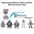 thumbnail image 5 of Pieza de Repuesto para el Juego Imaginext Inspirado en DC Superfriends - HGX97 - Figura de Batman Posable de Repuesto y Accesorio de Batalla Azul, 5 of 5