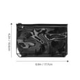 thumbnail image 3 of HERFIER 20Pcs Portable Zipper Pouches Reusable Zipper Pouches Binder Zip Bags A6 Zipper Pouches 6.96x4.17x0.12in, 3 of 9