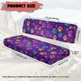 thumbnail image 7 of FKELYI Anti-Dust Mule Bench Seat Cover Backrest Cover UTV ATV Accessories Colorful Dog Paw Print Waterproof Powersports Seats Covers UTV Interior Decor, 7 of 7