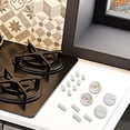thumbnail image 2 of Knob Replacement Kit for Stoves Includes 4 Control Knobs and 12 Adapters, 2 of 10