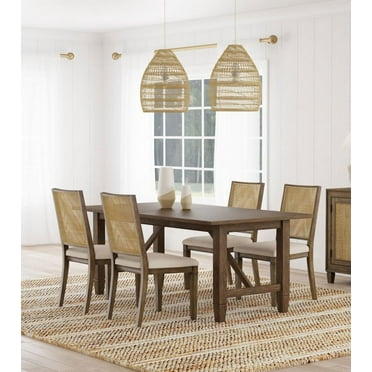 Matisse 5-piece Rectangular Dining Table Set Light Brown