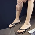 thumbnail image 4 of Avrnliq ShineAvenue Unisex Waterproof Flip Flops - Non-Slip Arch Support Lightweight Sandals for Beach Pool Home Daily Wear, Black,Size 40, 4 of 6