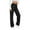 Black, variant on ABATAB Womens Dress Pants Business Casual Work Pants with Pockets 4 Button-Up Office Slacks High Waist Yoga Stretchy Trousers
