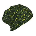 thumbnail image 2 of Pofeuu Green Branch Olive Print Toddler Beanies for Boys Baby Warm Slouchy Skullcap Hats Toddler Beanie Knit Caps Hats for Kids, 2 of 7