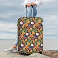 thumbnail image 7 of Gukieu Tropical Fruits Print Suitcase Protective Cover, Elastic Zipper Buckle Suitcase Protective Cover, Suitable for Travel, Business Trip-X-Large, 7 of 7