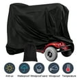 thumbnail image 4 of EUWBSSR Waterproof Mobility Scooter Cover Wheelchair Storage Cover Heavy Duty 190D Oxford Fabric Rain Protector from Dust Dirt Snow Sun Rays,Black, 4 of 11