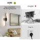 thumbnail image 2 of Apliques de Pared Recargables WOSHITU Negro 60 cm con Control Remoto Paquete de 2, 2 of 9